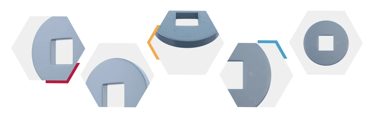 Flat Washer With Square Hole details
